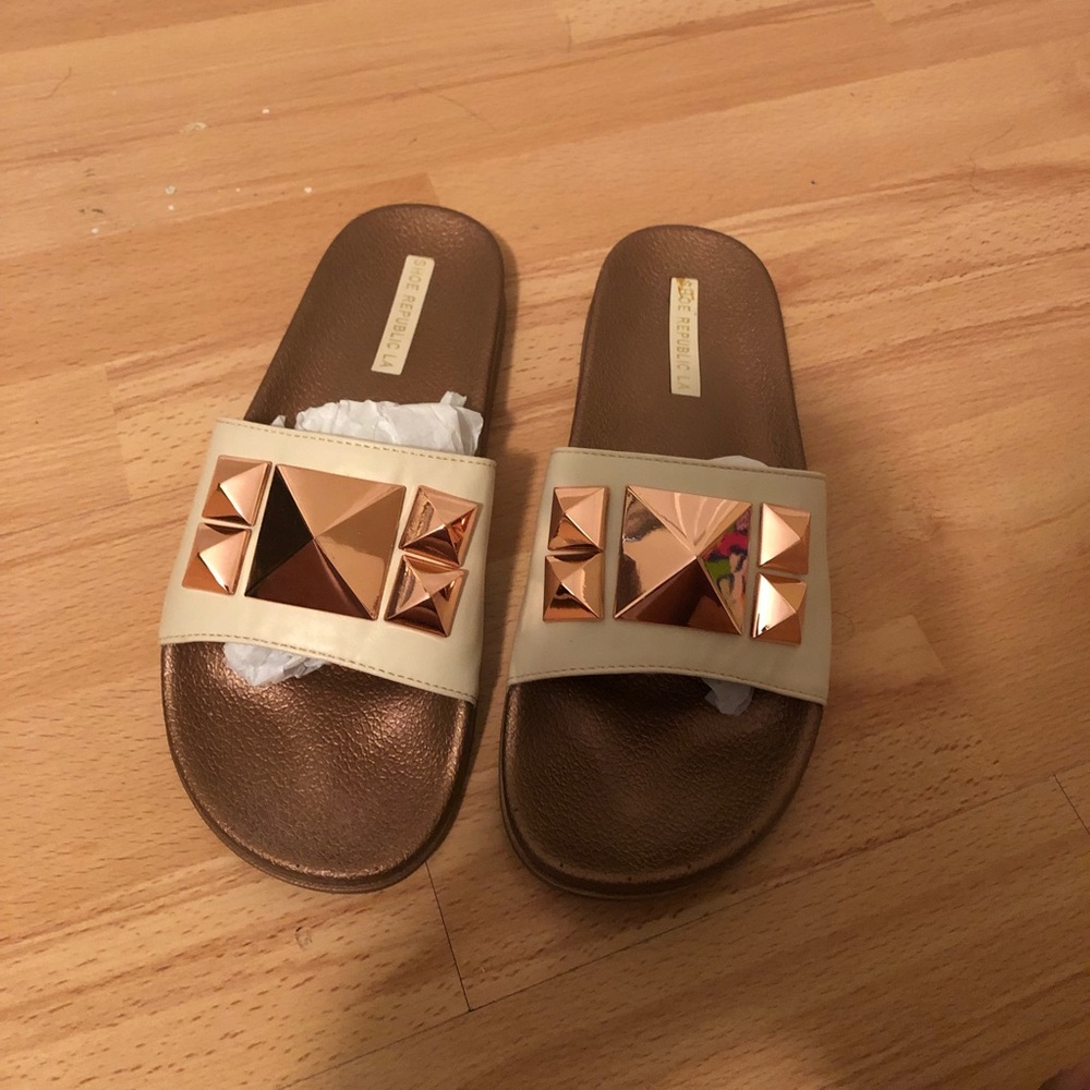Rose Gold Slides